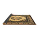 Sideview of Oriental Brown Asian Inspired Rug, tr1369brn