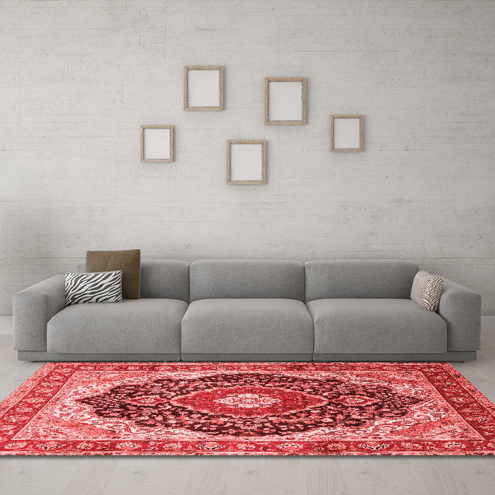 Traditional Red Washable Rugs