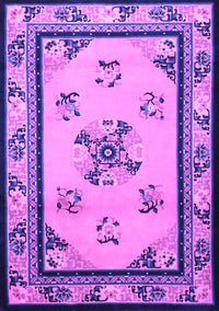 Oriental Purple Asian Inspired Rug, tr1370pur