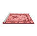 Asian Inspired Red Washable Rugs