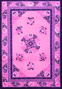 Oriental Pink Asian Inspired Rug, tr1370pnk