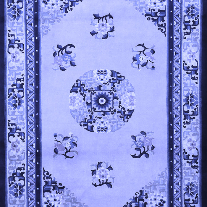 Oriental Blue Asian Inspired Rug, tr1370blu