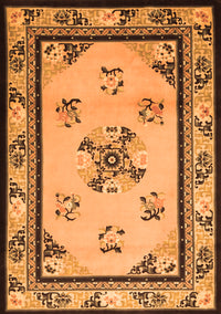 Oriental Orange Asian Inspired Rug, tr1370org