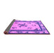 Sideview of Oriental Purple Asian Inspired Rug, tr1370pur