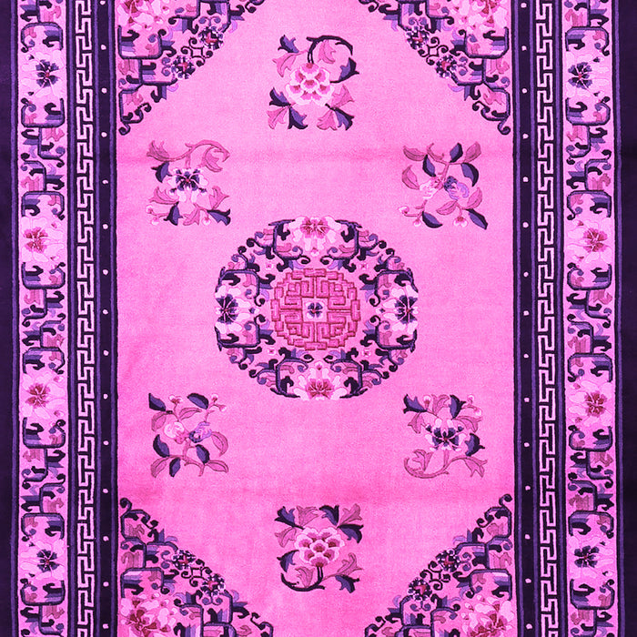 Oriental Pink Asian Inspired Rug, tr1371pnk