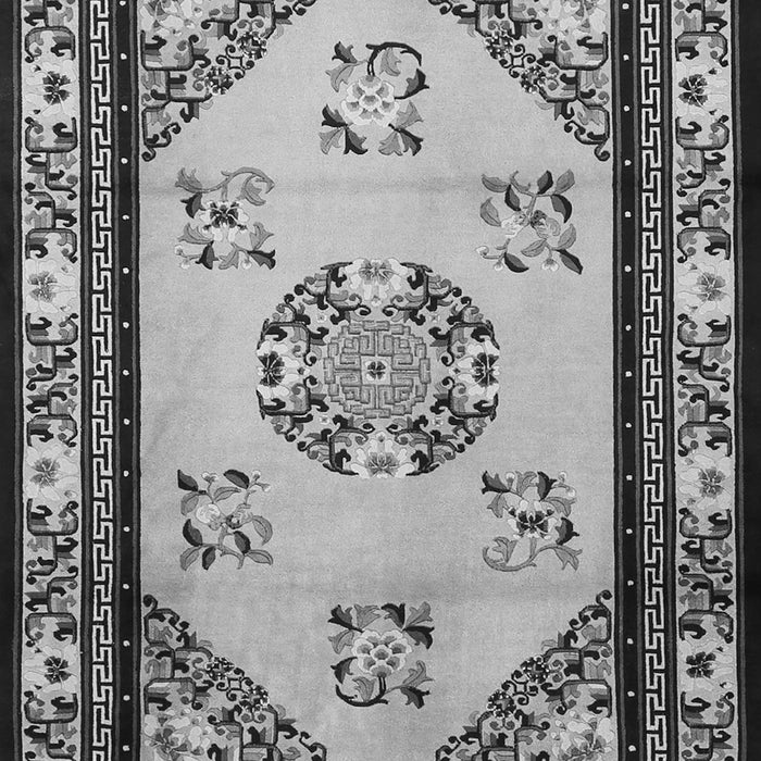 Oriental Gray Asian Inspired Rug, tr1371gry