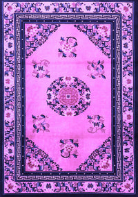 Oriental Purple Asian Inspired Rug, tr1371pur