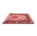 Asian Inspired Red Washable Rugs