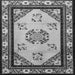 Serging Thickness of Oriental Gray Asian Inspired Rug, tr1371gry