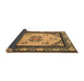 Sideview of Oriental Brown Asian Inspired Rug, tr1371brn