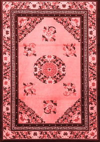 Oriental Red Asian Inspired Rug, tr1371red