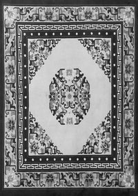 Oriental Gray Asian Inspired Rug, tr1372gry