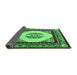 Sideview of Oriental Emerald Green Asian Inspired Rug, tr1372emgrn