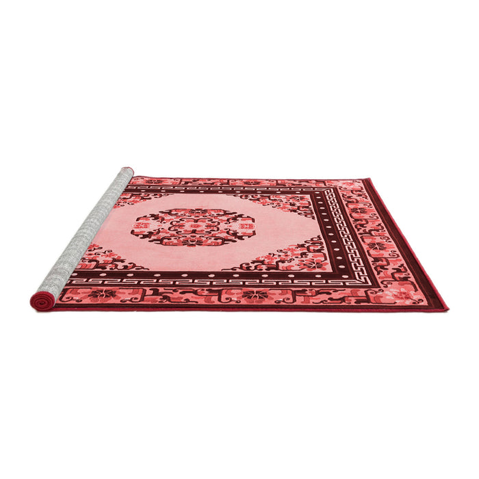 Asian Inspired Red Washable Rugs