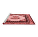 Asian Inspired Red Washable Rugs