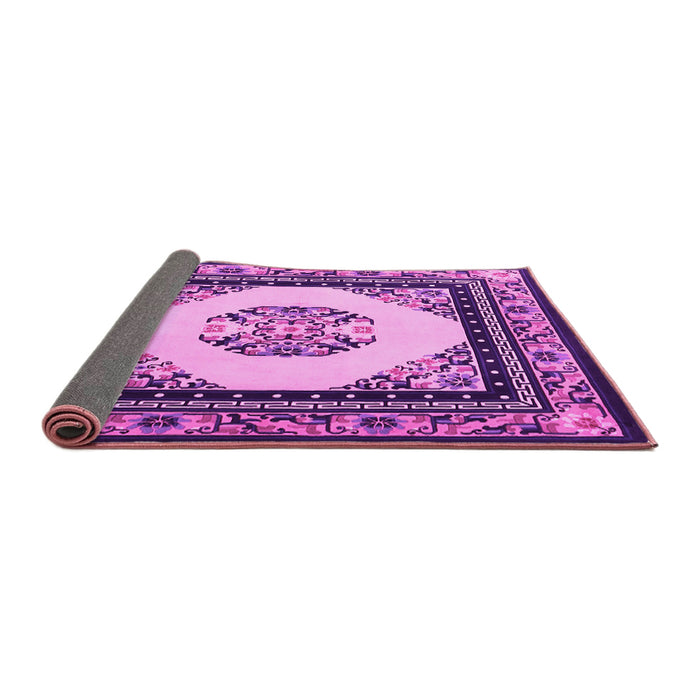 Sideview of Oriental Pink Asian Inspired Rug, tr1372pnk