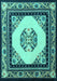 Oriental Turquoise Asian Inspired Rug, tr1372turq