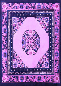 Oriental Purple Asian Inspired Rug, tr1372pur