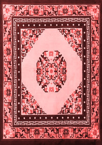 Oriental Red Asian Inspired Rug, tr1372red