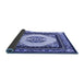 Sideview of Oriental Blue Asian Inspired Rug, tr1372blu