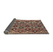 Sideview of Traditional Chestnut Brown Persian Rug, tr1373