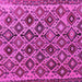 Square Persian Pink Traditional Rug, tr1373pnk