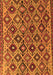 Persian Orange Traditional Rug, tr1373org