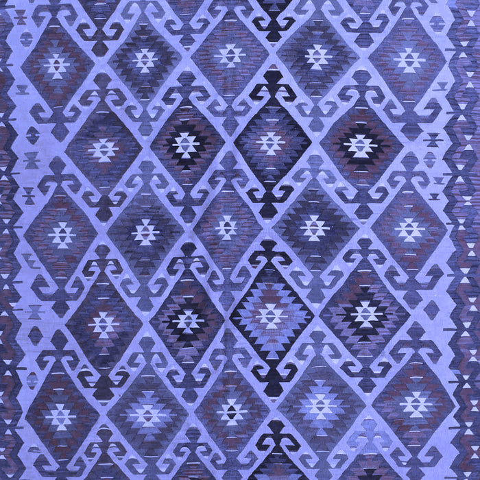 Machine Washable Persian Blue Traditional Rug, wshtr1373blu