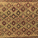 Square Machine Washable Persian Brown Traditional Rug, wshtr1373brn