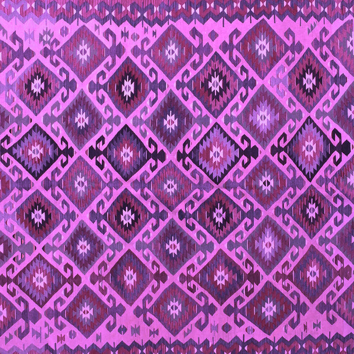 Square Persian Purple Traditional Rug, tr1373pur