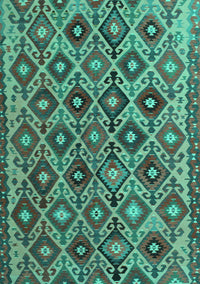 Persian Turquoise Traditional Rug, tr1373turq
