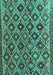 Persian Turquoise Traditional Rug, tr1373turq