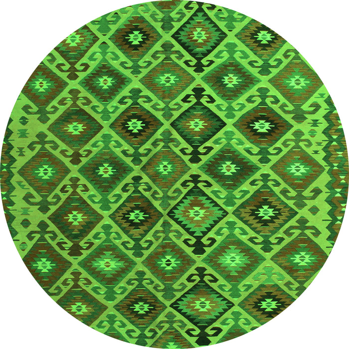 Machine Washable Persian Green Traditional Area Rugs, wshtr1373grn