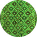 Machine Washable Persian Green Traditional Area Rugs, wshtr1373grn