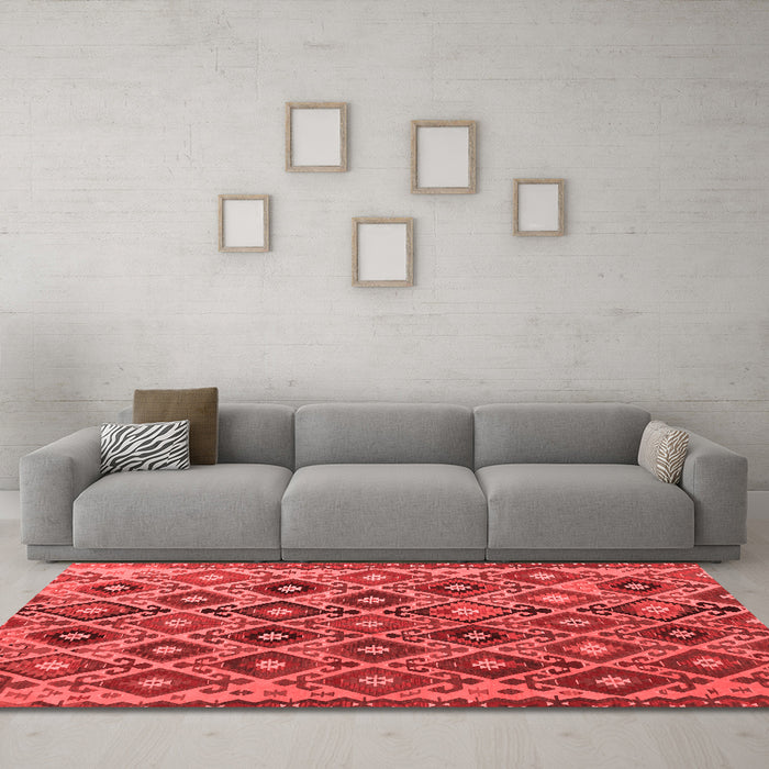 Traditional Red Washable Rugs