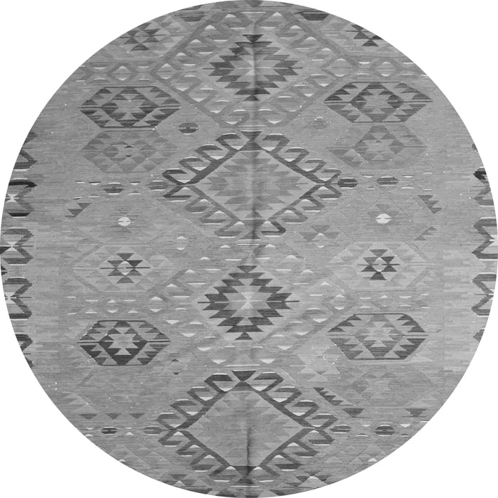 Square Persian Gray Traditional Rug, tr1374gry