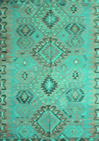 Persian Turquoise Traditional Rug, tr1374turq