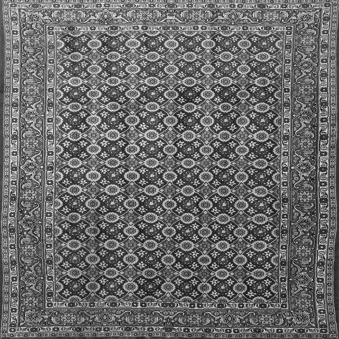 Serging Thickness of Persian Gray Traditional Rug, tr1375gry