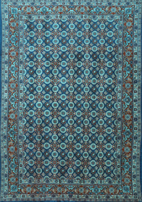 Persian Light Blue Traditional Rug, tr1375lblu