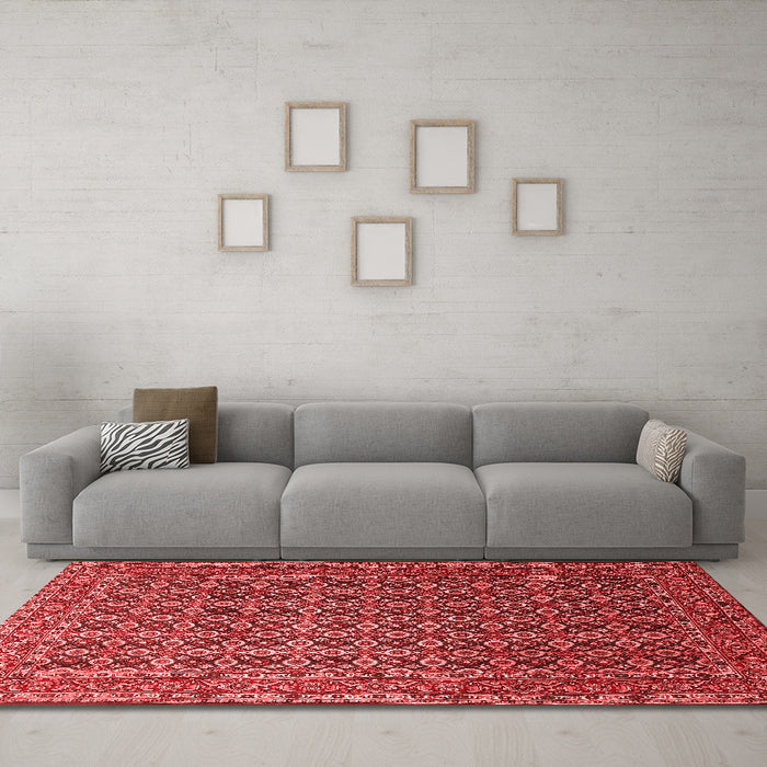 Traditional Red Washable Rugs