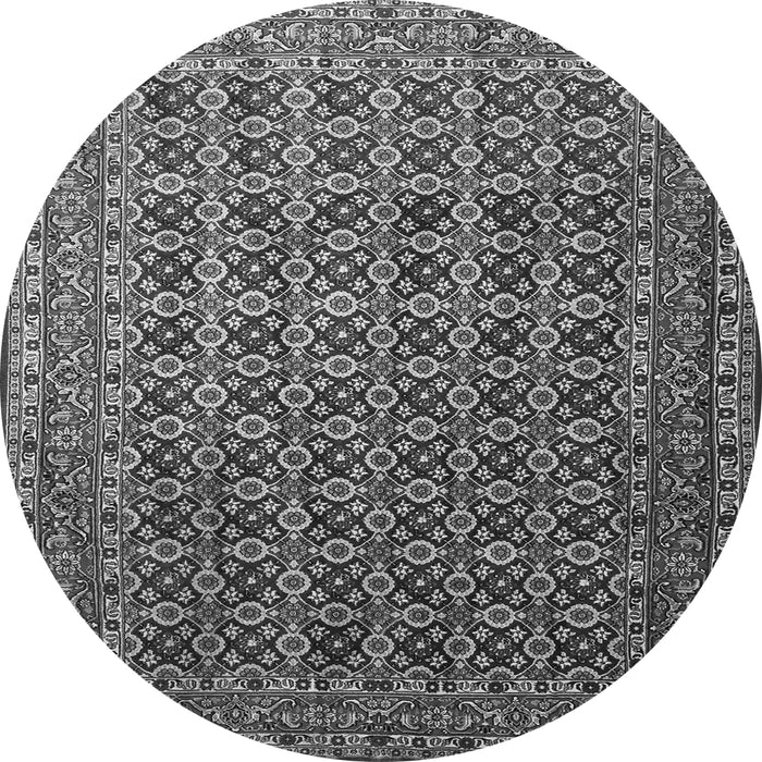 Square Persian Gray Traditional Rug, tr1375gry