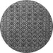 Square Persian Gray Traditional Rug, tr1375gry