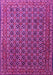 Machine Washable Persian Pink Traditional Rug, wshtr1375pnk