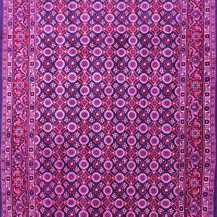 Machine Washable Persian Pink Traditional Rug, wshtr1375pnk