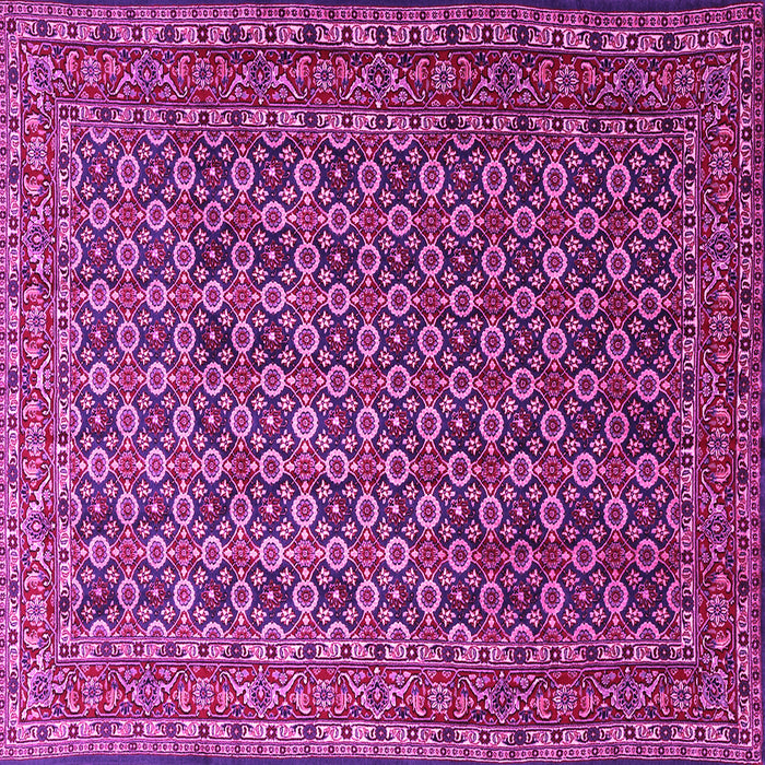 Square Persian Pink Traditional Rug, tr1375pnk