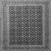 Serging Thickness of Persian Gray Traditional Rug, tr1376gry