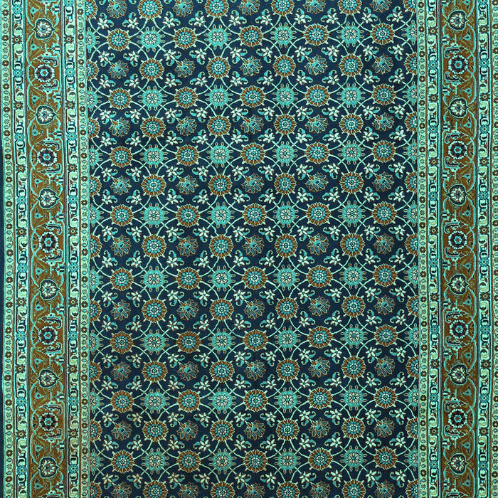 Machine Washable Persian Turquoise Traditional Area Rugs, wshtr1376turq