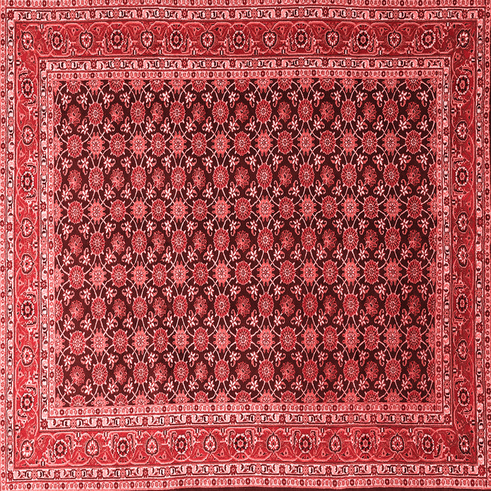 Machine Washable Persian Red Traditional Rug, wshtr1376red