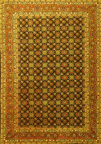 Persian Yellow Traditional Rug, tr1376yw