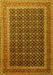 Persian Yellow Traditional Rug, tr1376yw